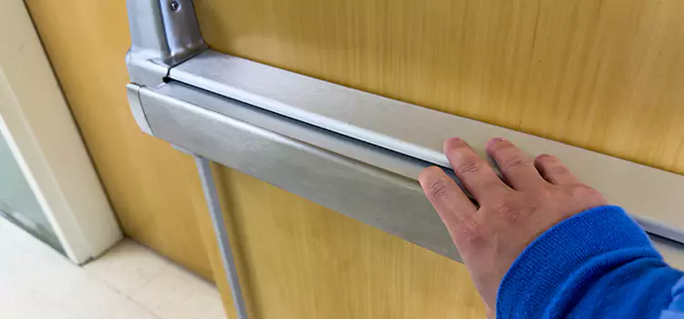 Installing a Push Bar on a Door Fair Lawn